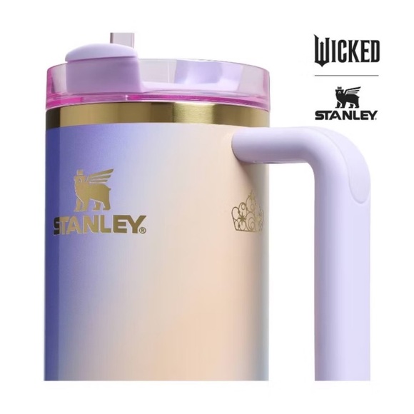 NWT Stanley Wicked Exclusive 30oz FlowState Tumbler Glinda pastel Shimmer RARE - Picture 12 of 12
